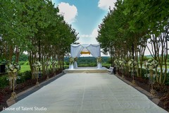 Incredible Indian wedding ceremony outdoors decoration. Incredible Indian wedding ceremony outdoors decoration.