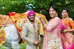 Rajah getting his sehra on. Rajah getting his sehra on.
