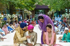 Indian bride and grooms special moment. Indian bride and grooms special moment.