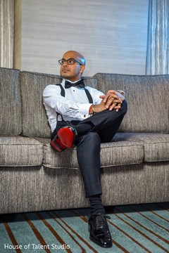 Elegant indian groom ready for reception party. Elegant indian groom ready for reception party.