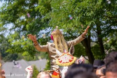 Enchanting Indian groom riding his baraat horse. Enchanting Indian groom riding his baraat horse.