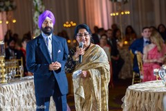 Indian parents at reception speech capture. Indian parents at reception speech capture.