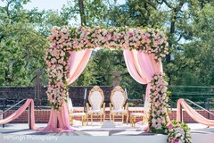 Mandap decor details of the wedding. Mandap decor details of the wedding.