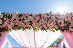 Mandap decor details of the gala. Mandap decor details of the gala.