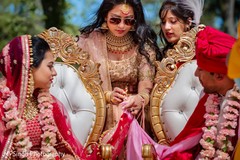 Bride and Raja with special guests. Bride and Raja with special guests.