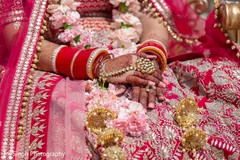 Indian bride wearing the mehndi and jewelry. Indian bride wearing the mehndi and jewelry.