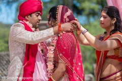 Indian bride and Raja getting ready. Indian bride and Raja getting ready.