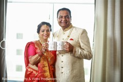 Indian relatives on their wedding outfits. Indian relatives on their wedding outfits.