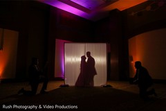 Indian bride and groom silhouette. Indian bride and groom silhouette.