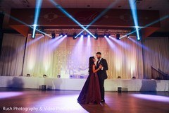 Indian wedding reception first dance. Indian wedding reception first dance.