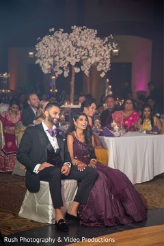 Lovely Indian couple enjoying their reception party. Lovely Indian couple enjoying their reception party.