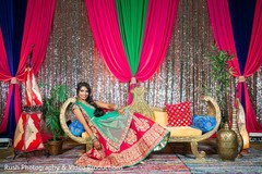 Sangeet maharanis look photo. Sangeet maharanis look photo.