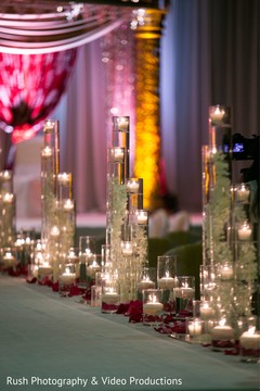 Dreamy indian wedding ceremony venue decor. Dreamy indian wedding ceremony venue decor.