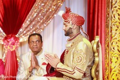 Dwar Puja Indian grooms ritual. Dwar Puja Indian grooms ritual.