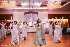 Outstanding bridal party performance at the reception party. Outstanding bridal party performance at the reception party.