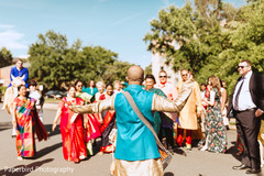 Indian dhol player during baraat capture. Indian dhol player during baraat capture.