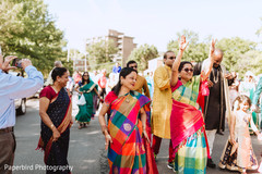 Fantastic view of the baraat procession. Fantastic view of the baraat procession.