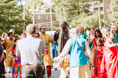 Sensational indian groom's baraat celebration. Sensational indian groom's baraat celebration.