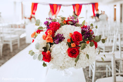 Indian wedding ceremony floral decor. Indian wedding ceremony floral decor.