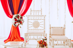 Closeup capture of Indian wedding ceremony mandap seats. Closeup capture of Indian wedding ceremony mandap seats.