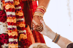 Maharani holding relatives hand at ceremony. Maharani holding relatives hand at ceremony.