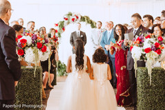 Lovely Indian flower girls entering ceremony. Lovely Indian flower girls entering ceremony.