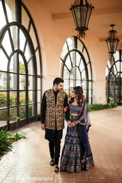 Indian bride and groom posing for pictures. Indian bride and groom posing for pictures.