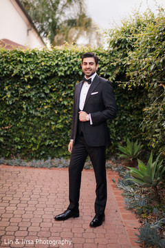 Raja prior to the reception. Raja prior to the reception.