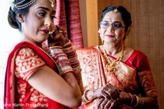 Maharani and her mother. Maharani and her mother.