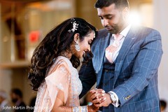 Lovely Indian couple dancing at reception. Lovely Indian couple dancing at reception.