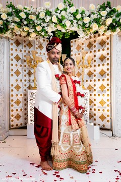 Majestic Indian couple at photo shoot. Majestic Indian couple at photo shoot.