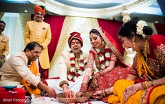 Cheerful indian wedding reception ceremony Cheerful indian wedding reception ceremony