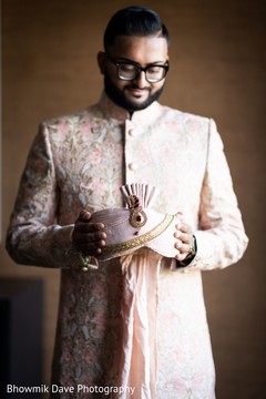 Indian groom getting ready. Indian groom getting ready.