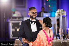 Raja and special guest dancing. Raja and special guest dancing.