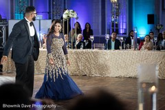 Maharani and Raja during the reception. Maharani and Raja during the reception.