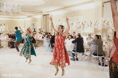 Joyful wedding reception performance Joyful wedding reception performance