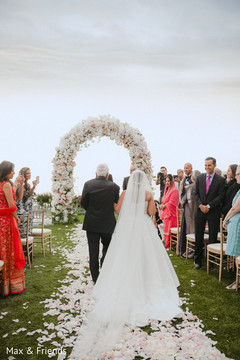 Indian bride's grand entrance Indian bride's grand entrance