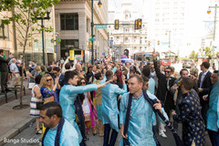 Baraat happening. Baraat happening.