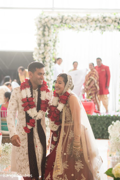 The happy couple after the ceremony. The happy couple after the ceremony.