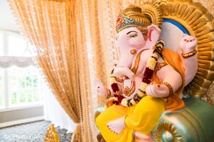 Statue of Ganesha. Statue of Ganesha.