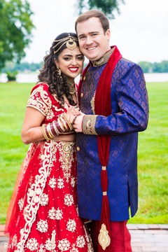 Charming Indian couple in photo shoot. Charming Indian couple in photo shoot.