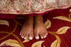 Marvelous Indian bridal feet henna art. Marvelous Indian bridal feet henna art.