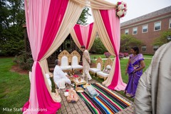 Indian groom at his Dwar Puja rituals. Indian groom at his Dwar Puja rituals.
