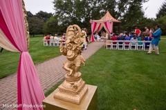 Marvelous Indian wedding ceremony Ganesha Puja decor. Marvelous Indian wedding ceremony Ganesha Puja decor.