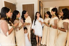 Maharani with bridesmaids having a drink. Maharani with bridesmaids having a drink.