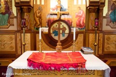 Marvelous capture of Indian christian wedding altar. Marvelous capture of Indian christian wedding altar.