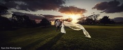 Indian bride and groom walking hand in hand. Indian bride and groom walking hand in hand.