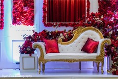 Incredible Indian wedding reception stage decor. Incredible Indian wedding reception stage decor.