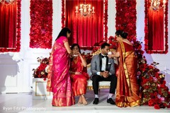 India couple at their wedding rituals. India couple at their wedding rituals.
