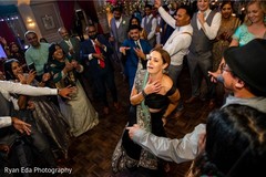 Upbeat indian wedding reception celebration. Upbeat indian wedding reception celebration.